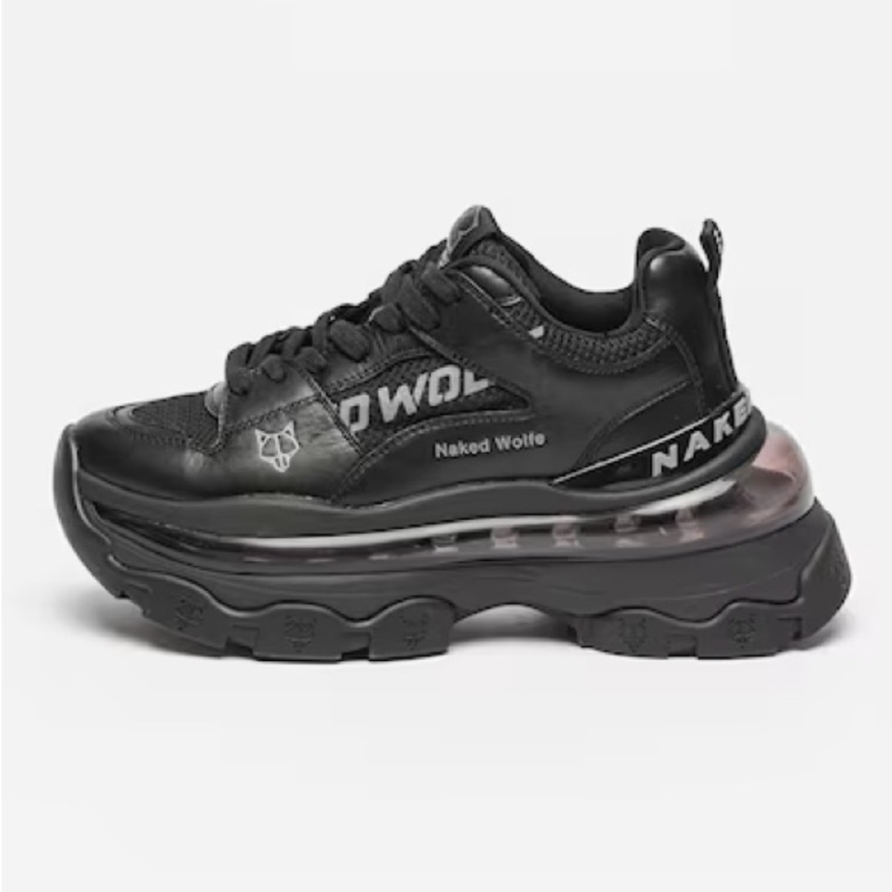 Naked Wolfe Wind Sneaker in Black